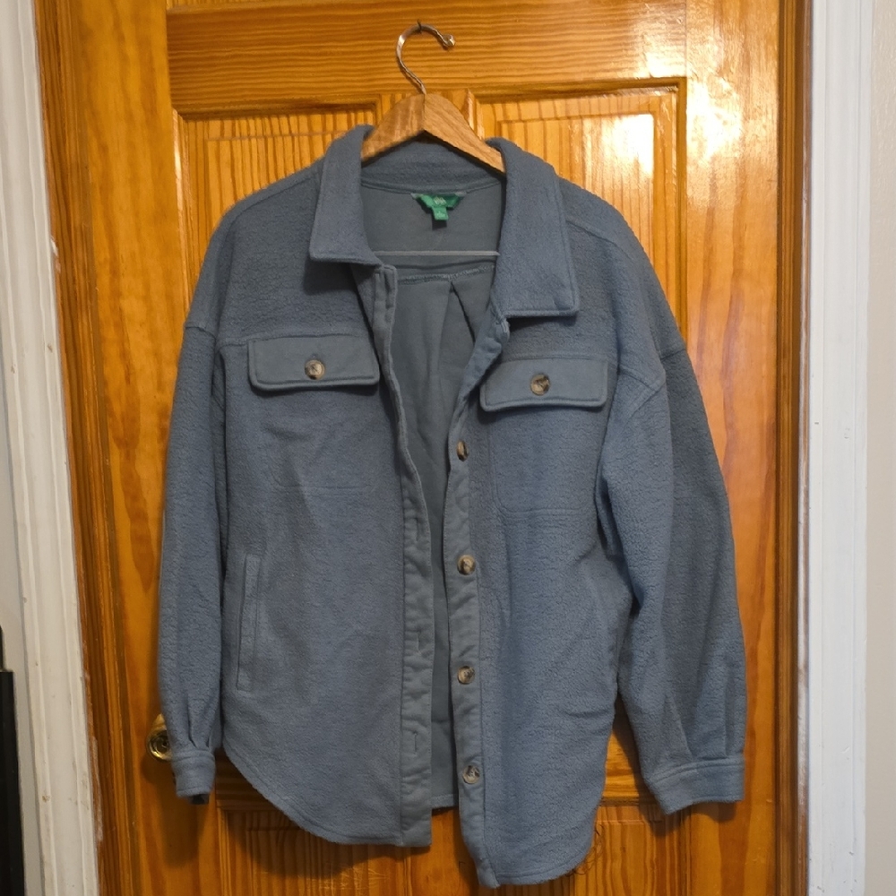 Womans Blue Fleece Jacket